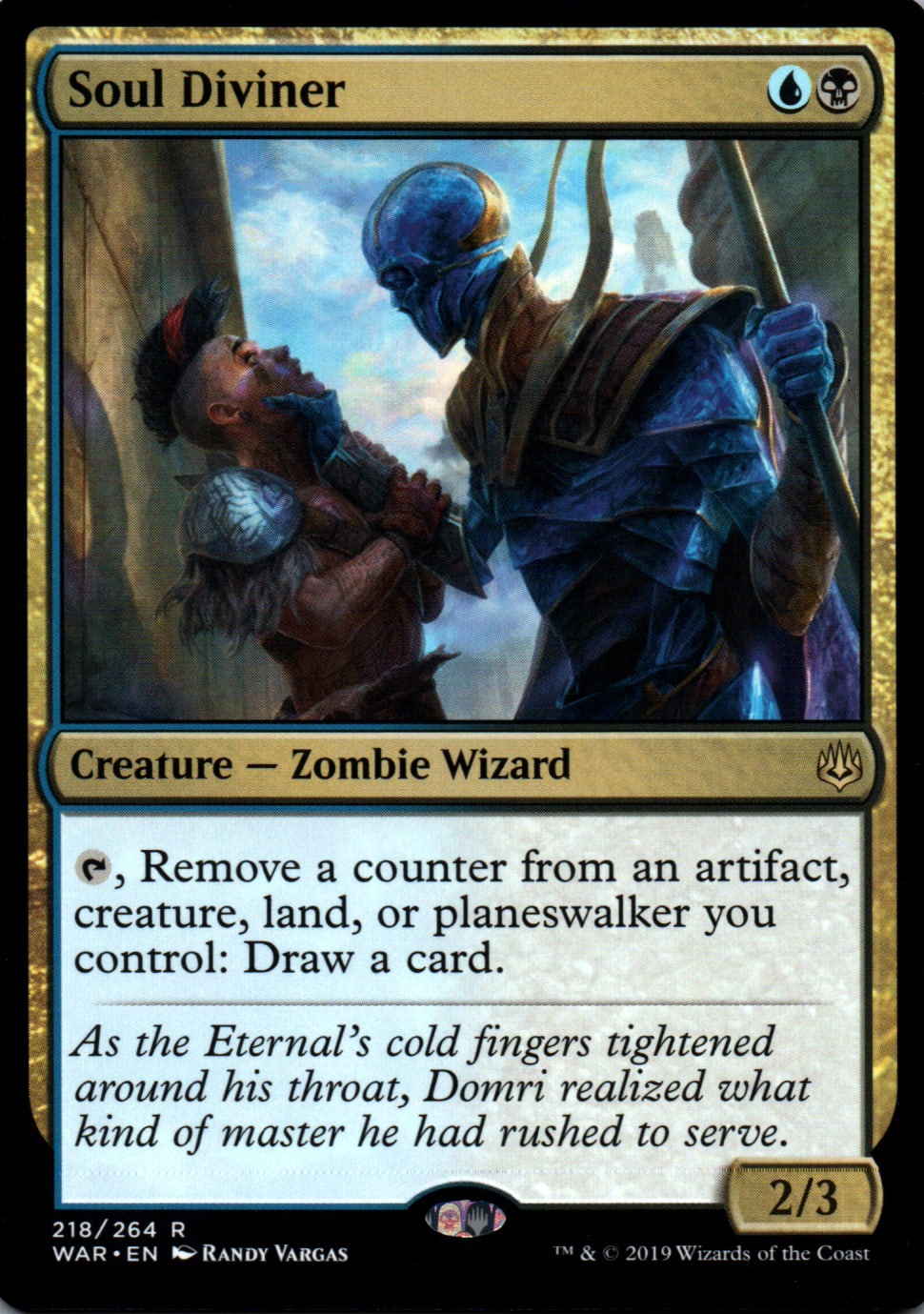 Soul Diviner - War of the Spark - 218 - Front