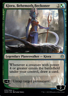 Kiora, Behemoth Beckoner - War of the Spark - 232 - Front