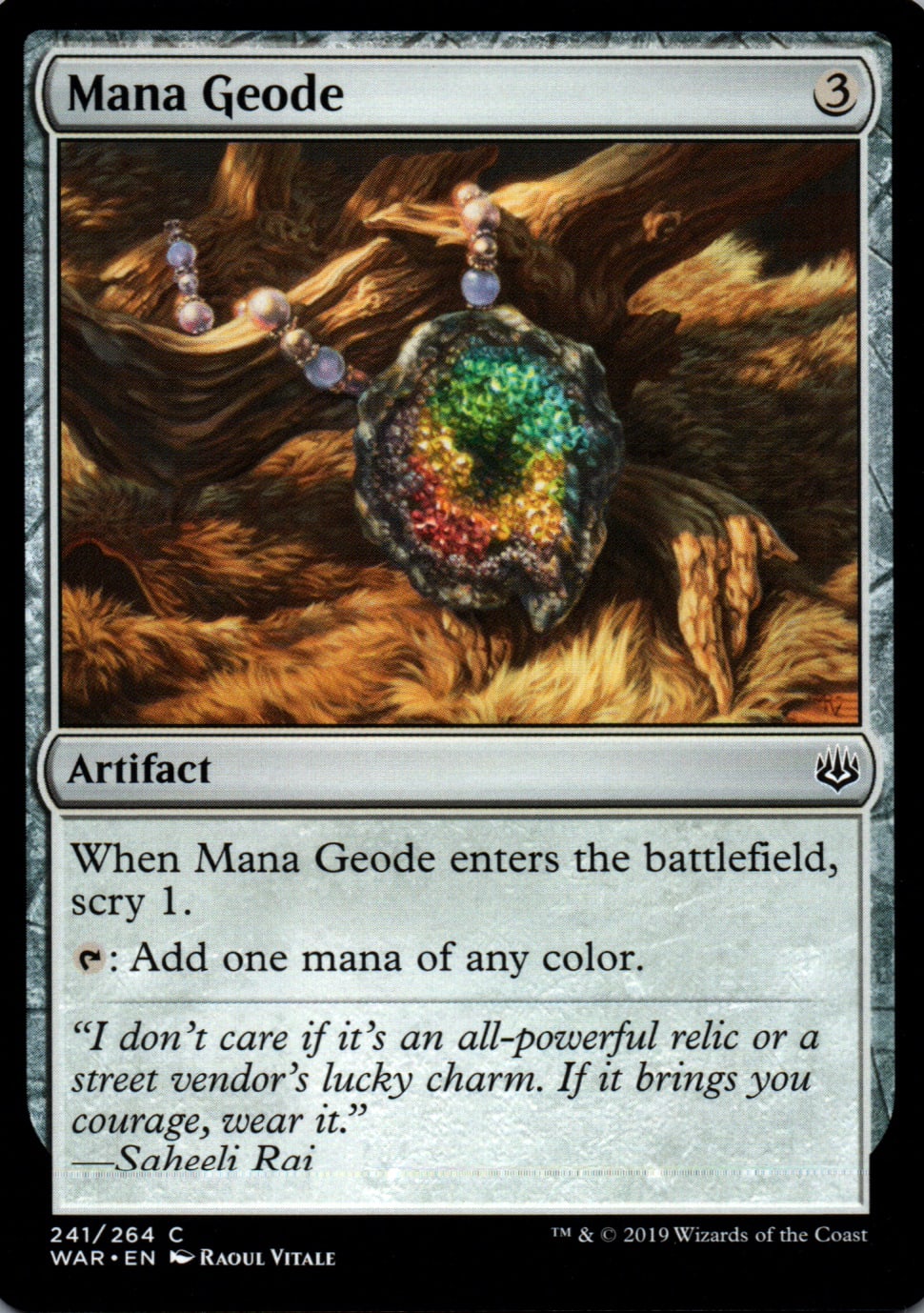 Mana Geode - War of the Spark - 241 - Front