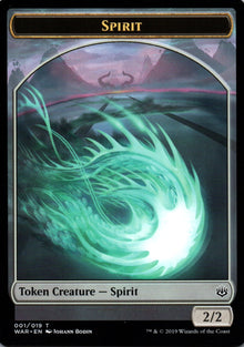 Spirit - War of the Spark Tokens - 1 - Front
