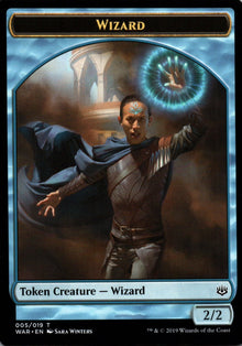 Wizard - War of the Spark Tokens - 5 - Front