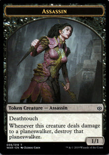 Assassin - War of the Spark Tokens - 6 - Front