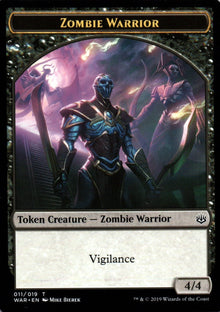 Zombie Warrior - War of the Spark Tokens - 11 - Front