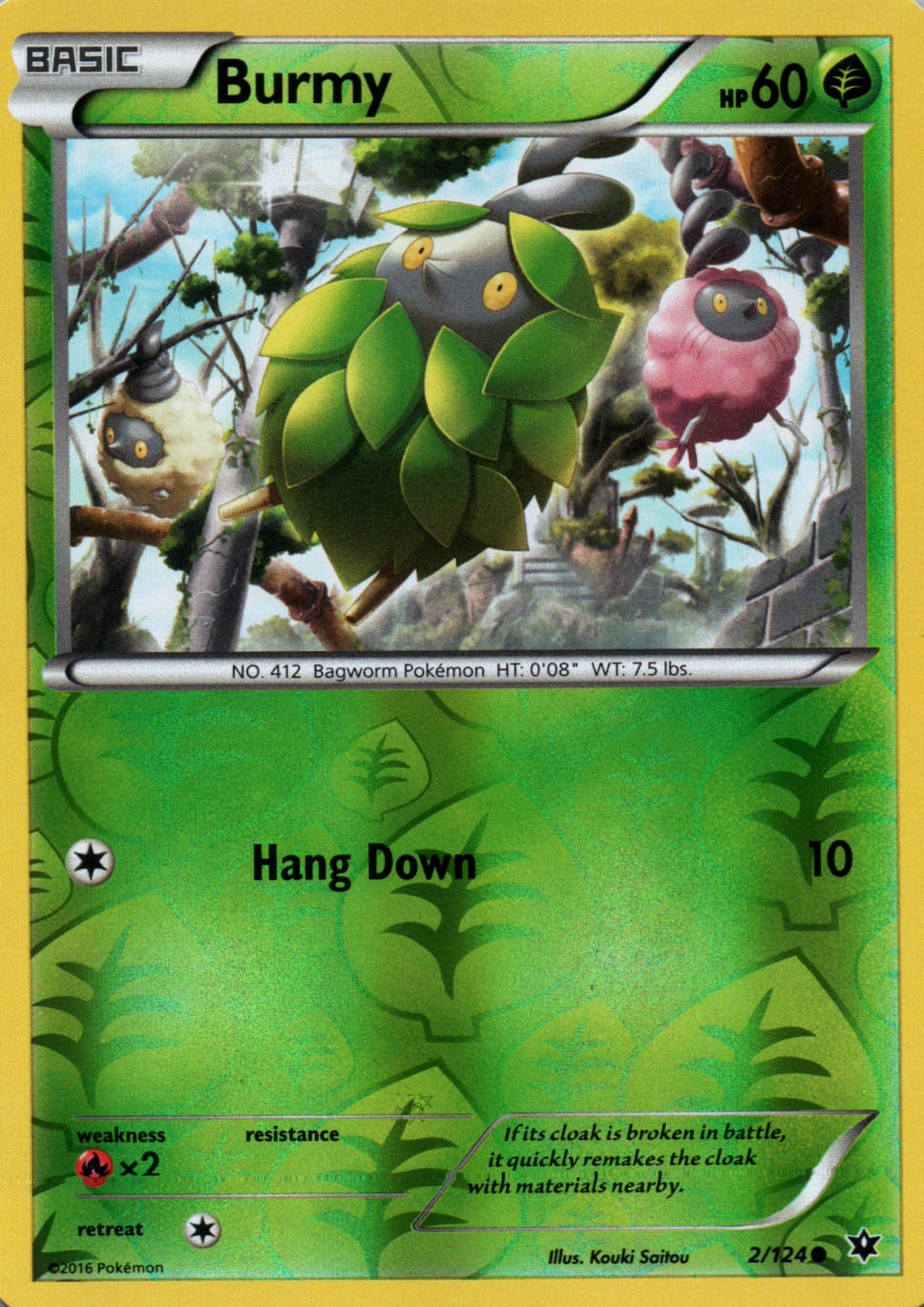 Burmy - Fates Collide - 2 - Front