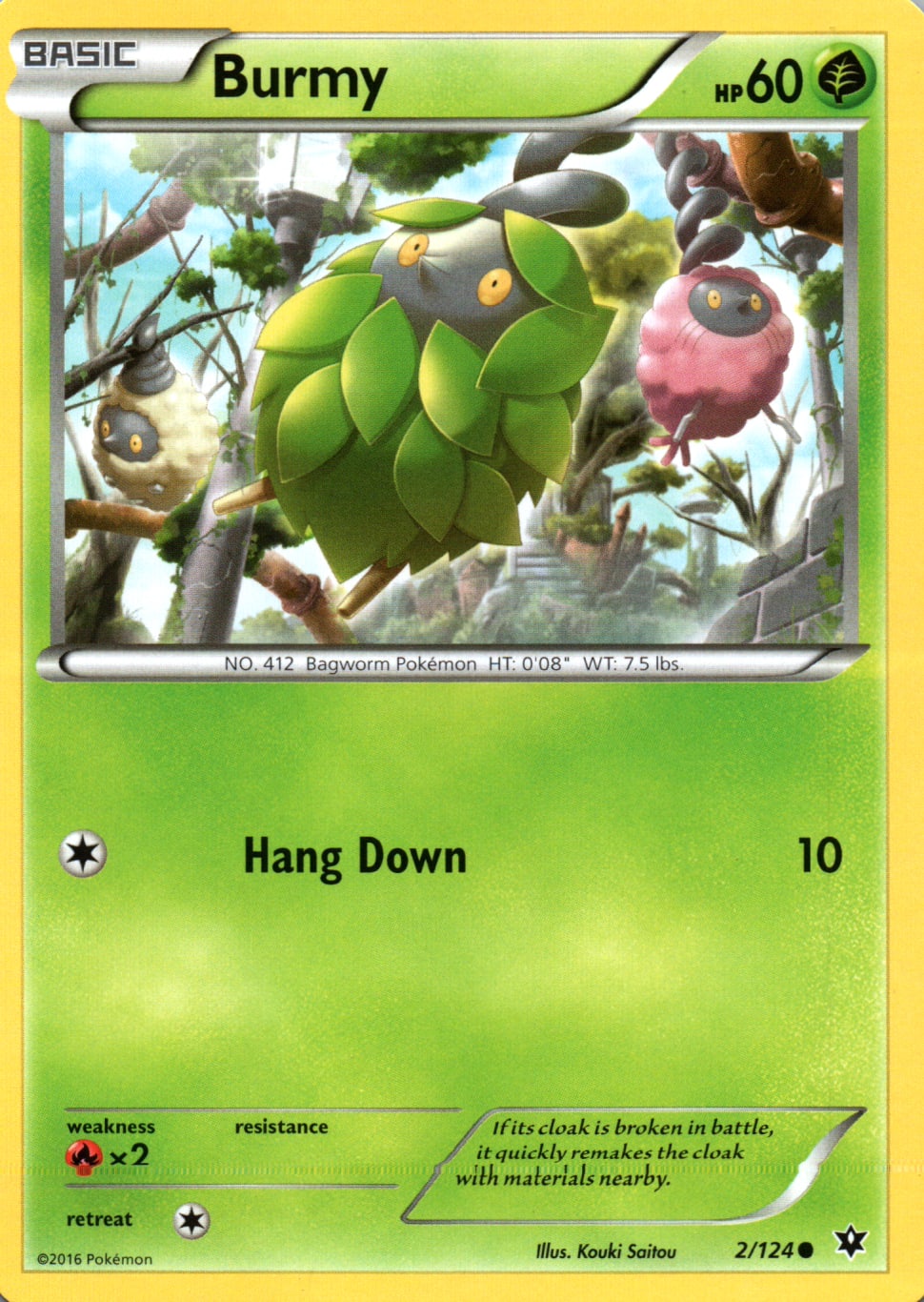 Burmy - Fates Collide - 2 - Front