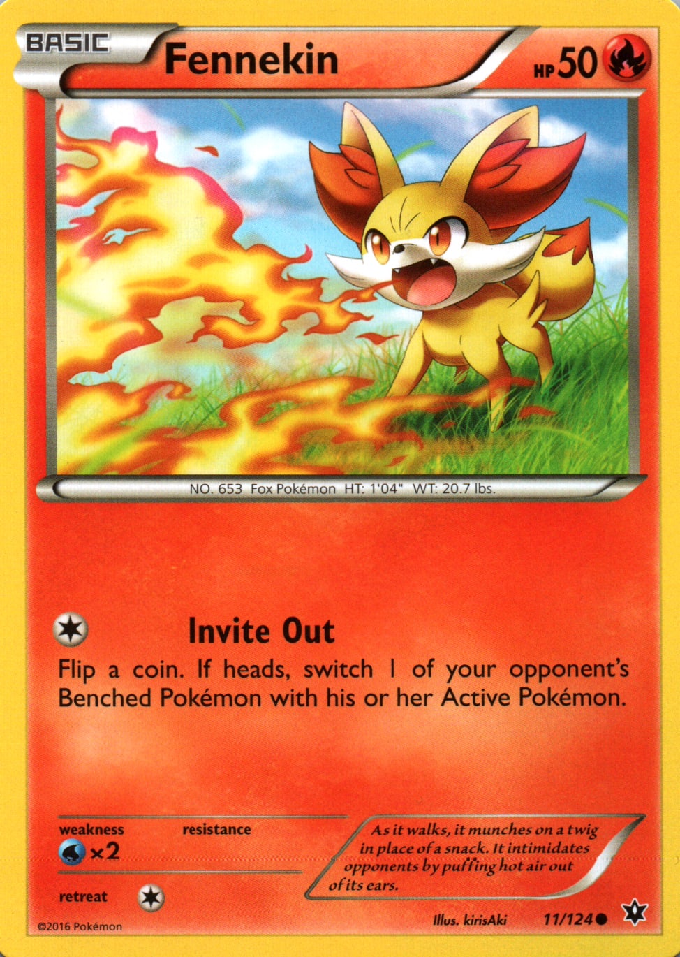 Fennekin - Fates Collide - 11 - Front