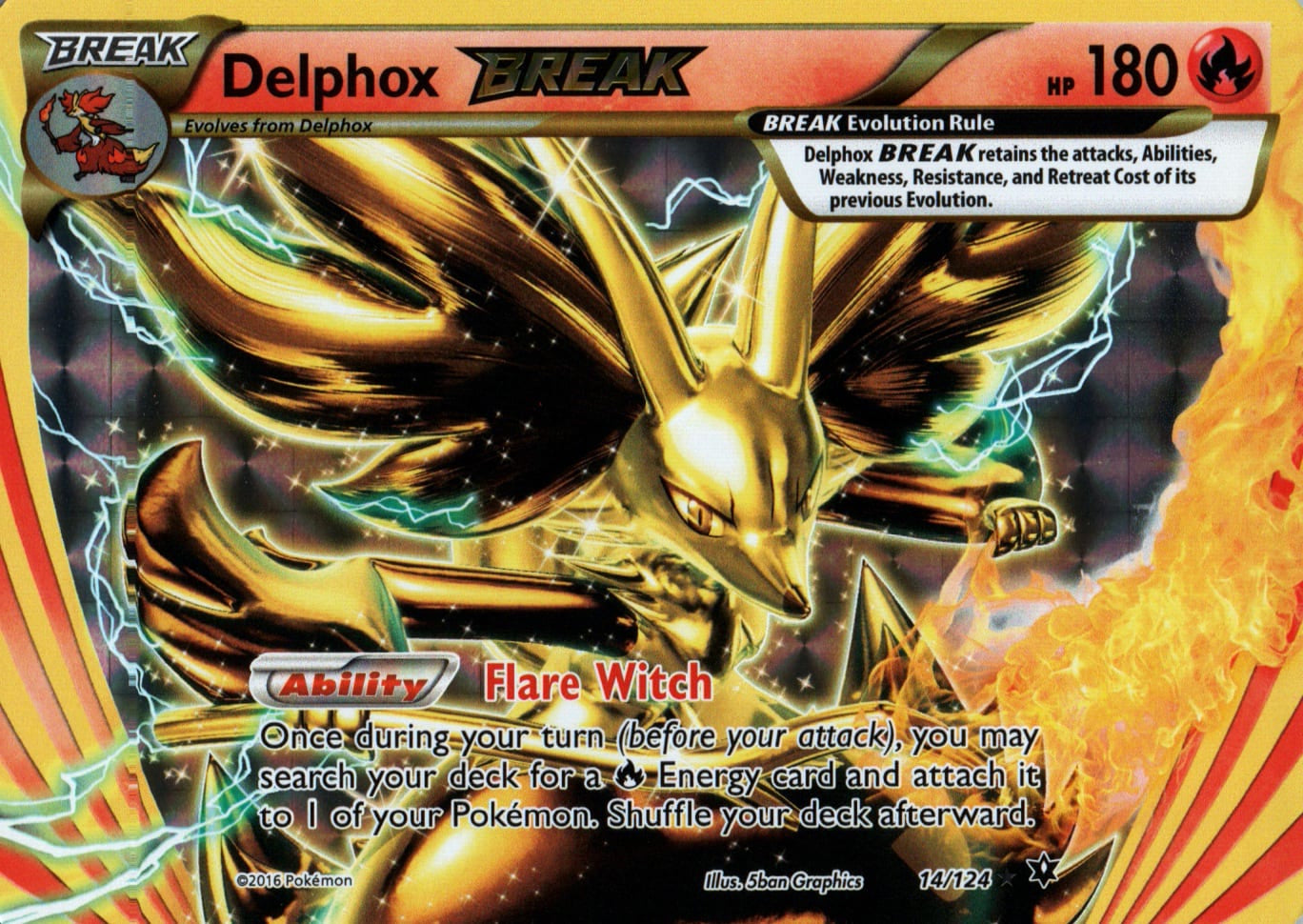 Delphox BREAK - Fates Collide - 14 - Front