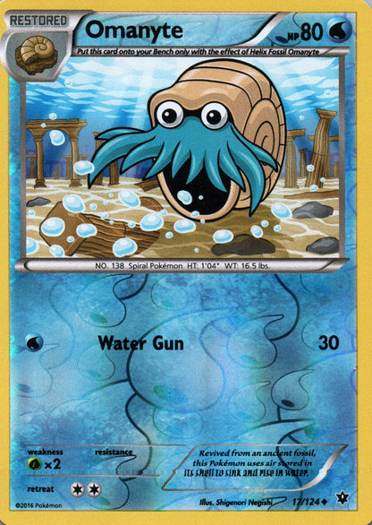 Omanyte - Fates Collide - 17 - Front