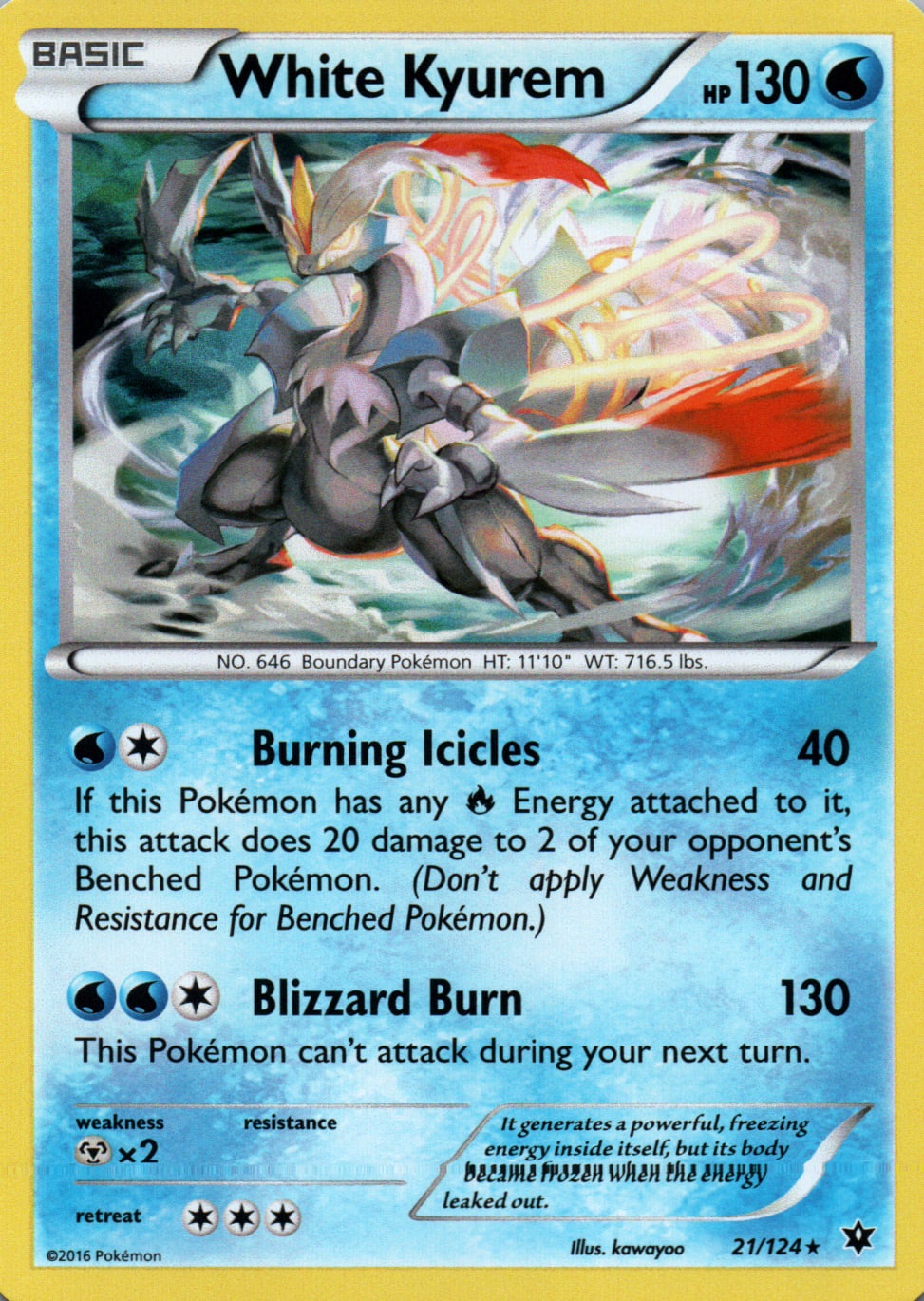 White Kyurem - Fates Collide - 21 - Front