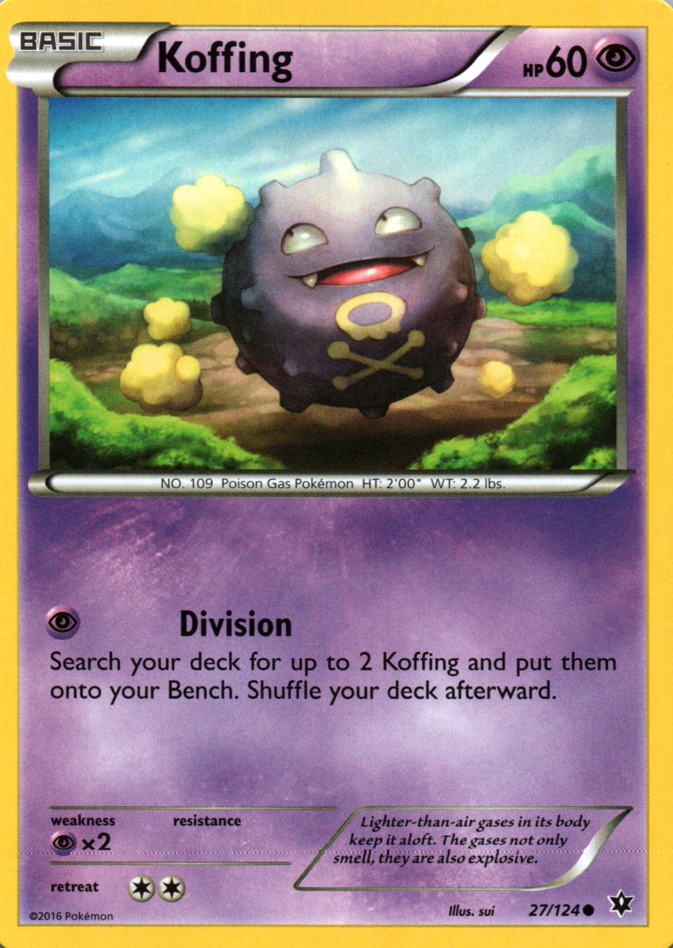 Koffing - Fates Collide - 27 - Front