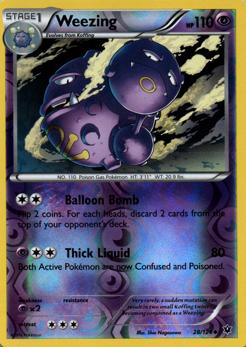 Weezing - Fates Collide - 28 - Front