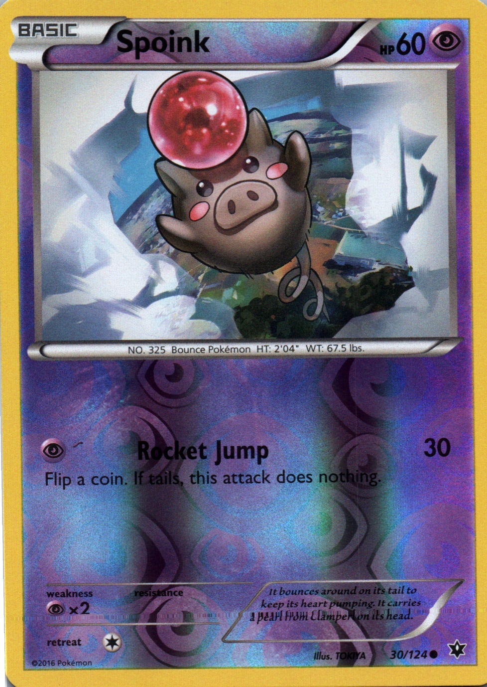 Spoink - Fates Collide - 30 - Front