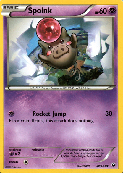 Spoink - Fates Collide - 30 - Front