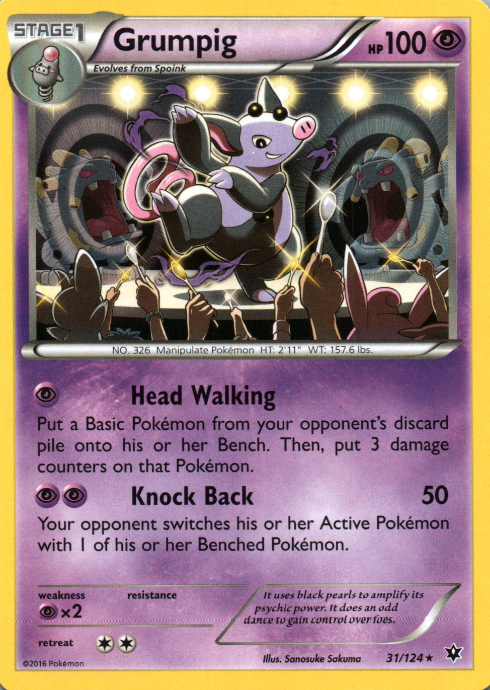 Grumpig - Fates Collide - 31 - Front