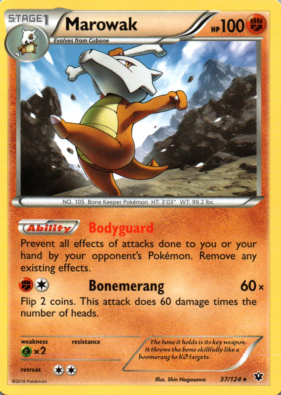 Marowak - Fates Collide - 37 - Front