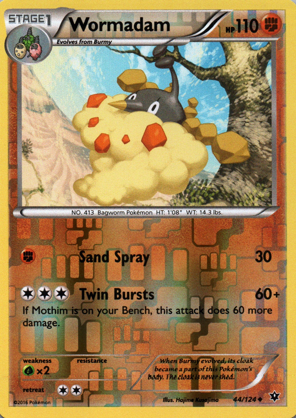 Wormadam - Fates Collide - 44 - Front