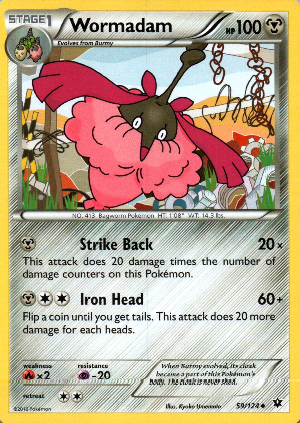 Wormadam - Fates Collide - 59 - Front