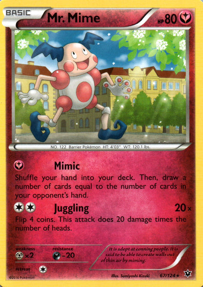 Mr. Mime - Fates Collide - 67 - Front