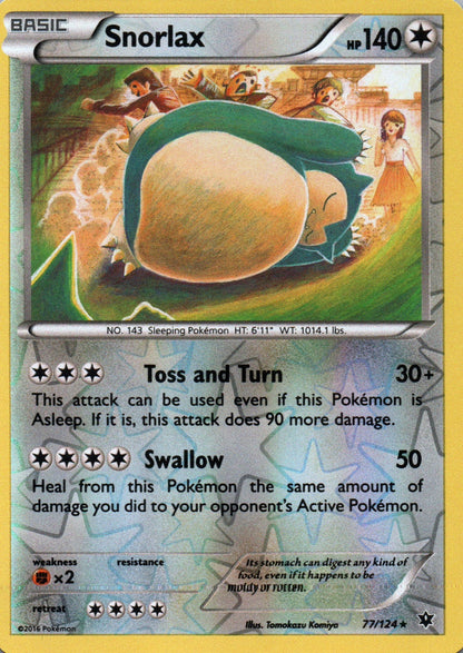 Snorlax - Fates Collide - 77 - Front