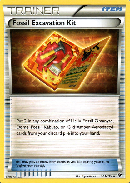 Fossil Excavation Kit - Fates Collide - 101 - Front