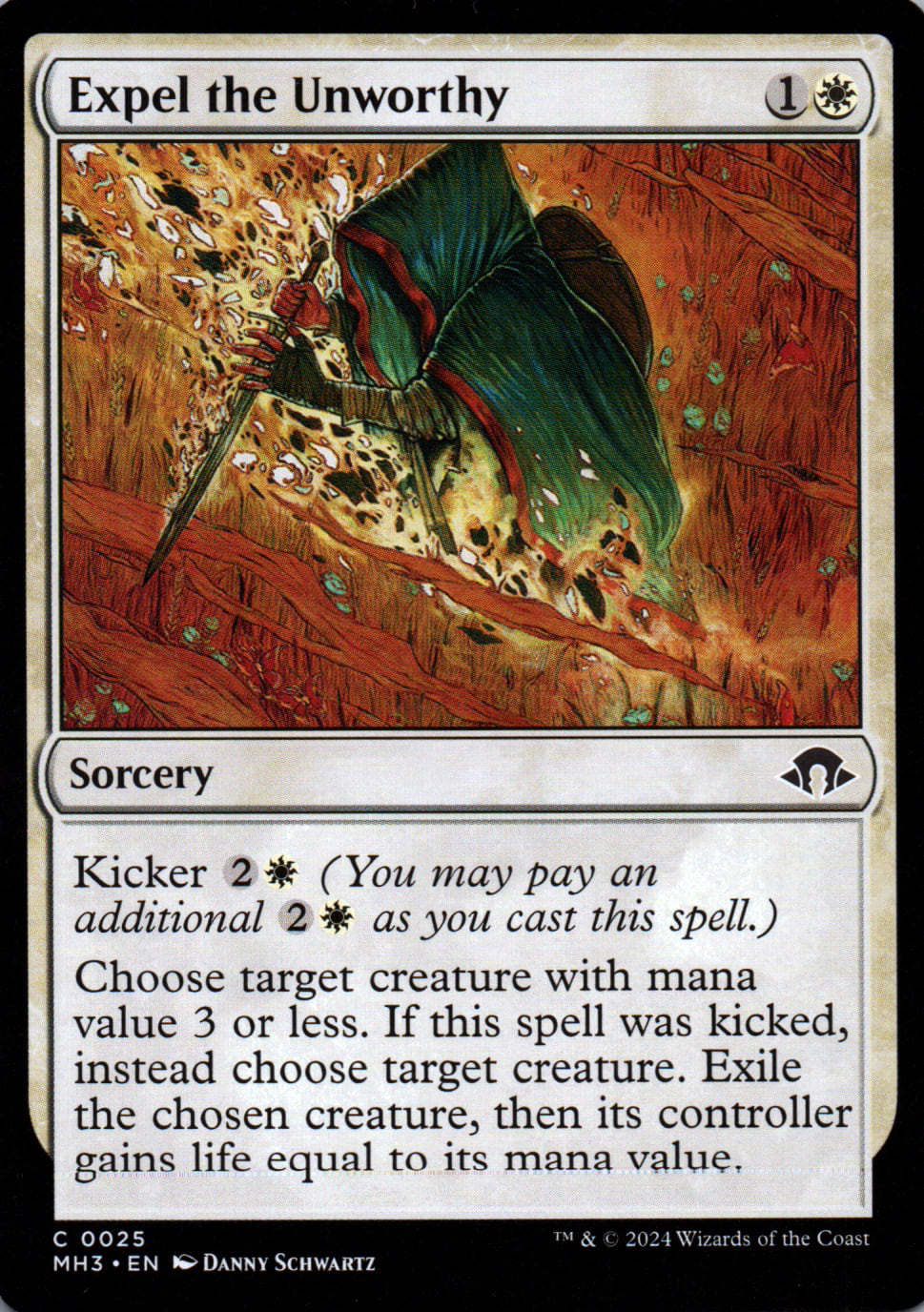 Expel the Unworthy - Modern Horizons 3 - 25 - Front