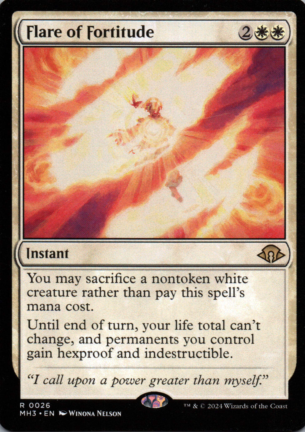 Flare of Fortitude - Modern Horizons 3 - 26 - Front