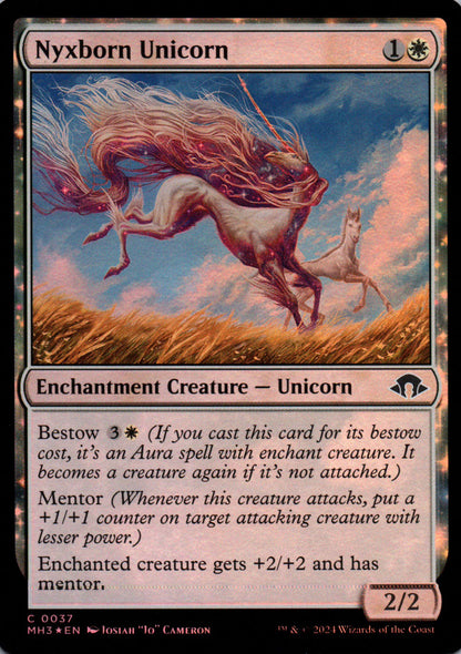 Nyxborn Unicorn - Modern Horizons 3 - 37 - Front