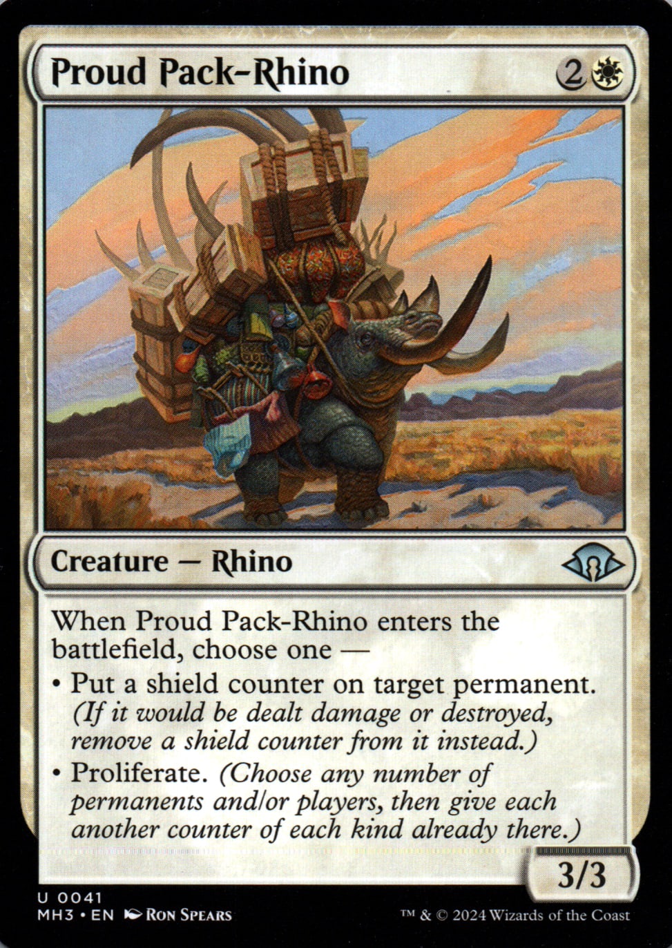 Proud Pack-Rhino - Modern Horizons 3 - 41 - Front