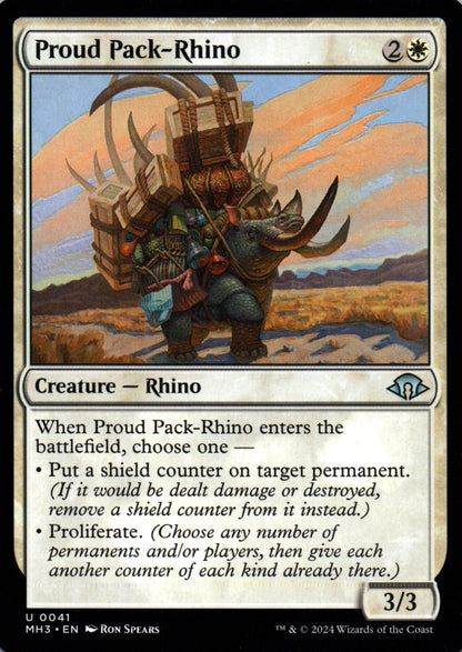 Proud Pack-Rhino - Modern Horizons 3 - 41 - Front