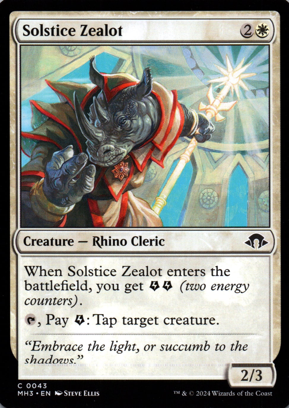 Solstice Zealot - Modern Horizons 3 - 43 - Front