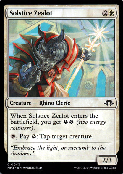 Solstice Zealot - Modern Horizons 3 - 43 - Front