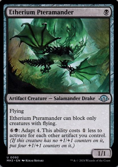Etherium Pteramander - Modern Horizons 3 - 92 - Front