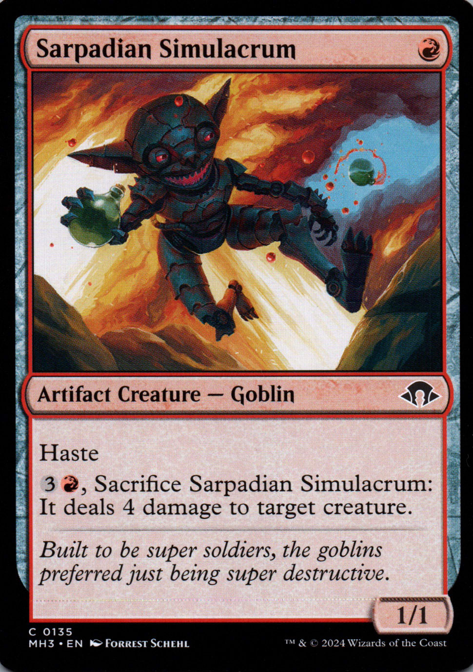 Sarpadian Simulacrum - Modern Horizons 3 - 135 - Front