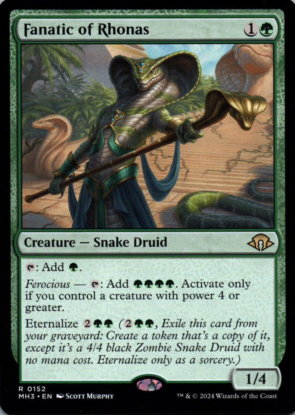 Fanatic of Rhonas - Modern Horizons 3 - 152 - Front