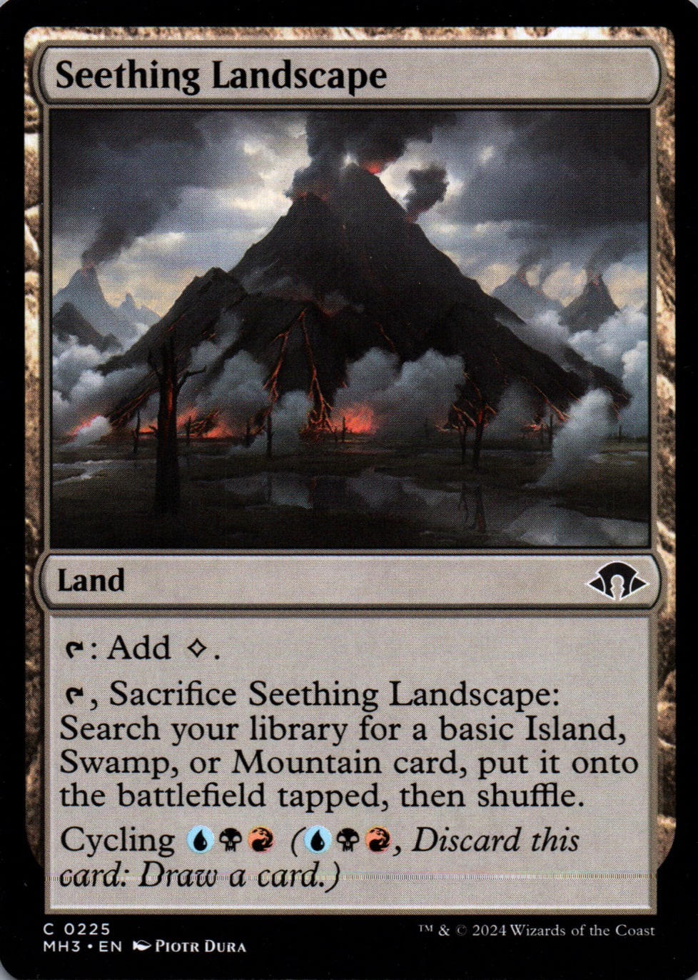 Seething Landscape - Modern Horizons 3 - 225 - Front