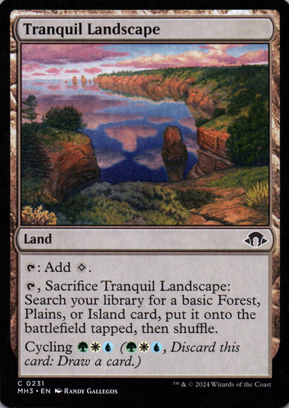 Tranquil Landscape - Modern Horizons 3 - 231 - Front