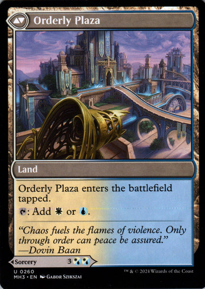 Suppression Ray // Orderly Plaza - Modern Horizons 3 - 260 - Back