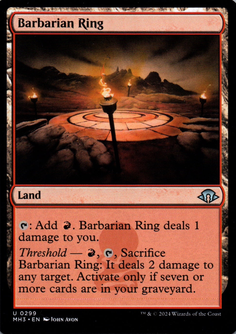 Barbarian Ring - Modern Horizons 3 - 299 - Front