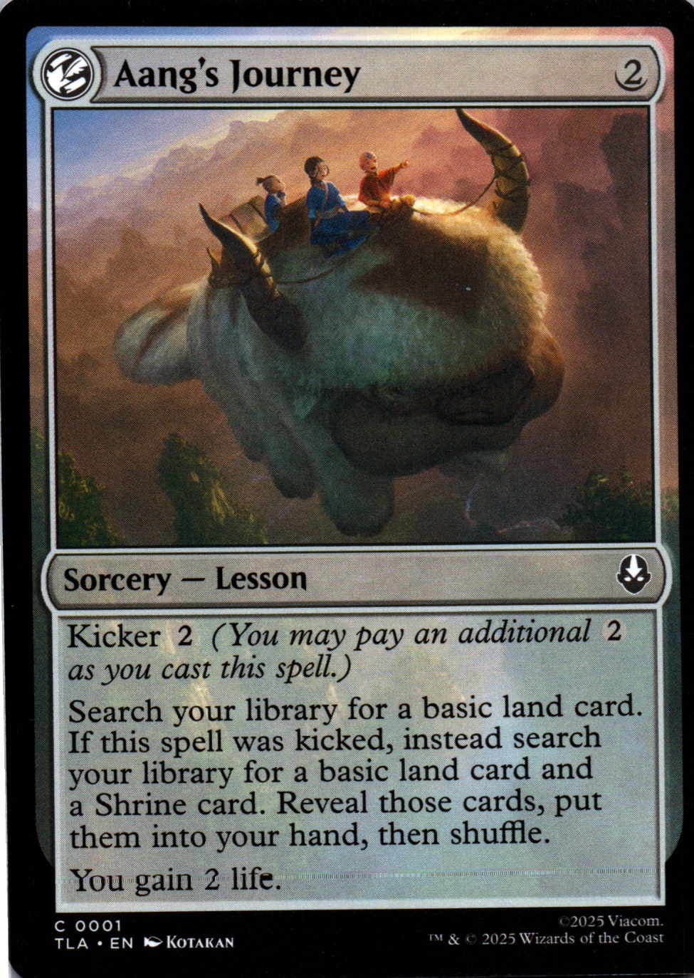 Aang's Journey - Avatar: The Last Airbender - 1 - Front