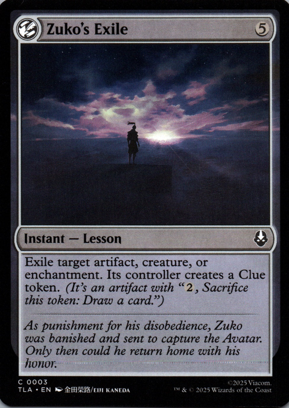 Zuko's Exile - Avatar: The Last Airbender - 3 - Front