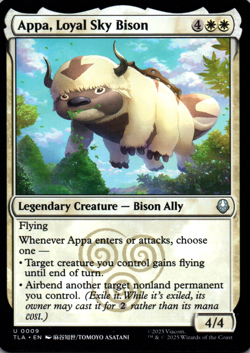 Appa, Loyal Sky Bison - Avatar: The Last Airbender - 9 - Front
