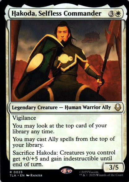 Hakoda, Selfless Commander - Avatar: The Last Airbender - 23 - Front