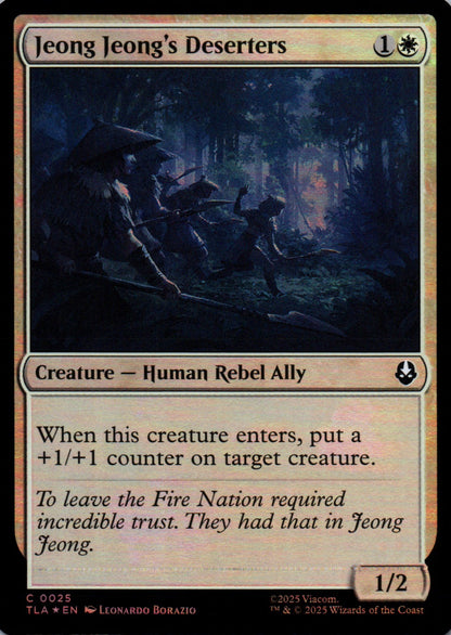 Jeong Jeong's Deserters - Avatar: The Last Airbender - 25 - Front