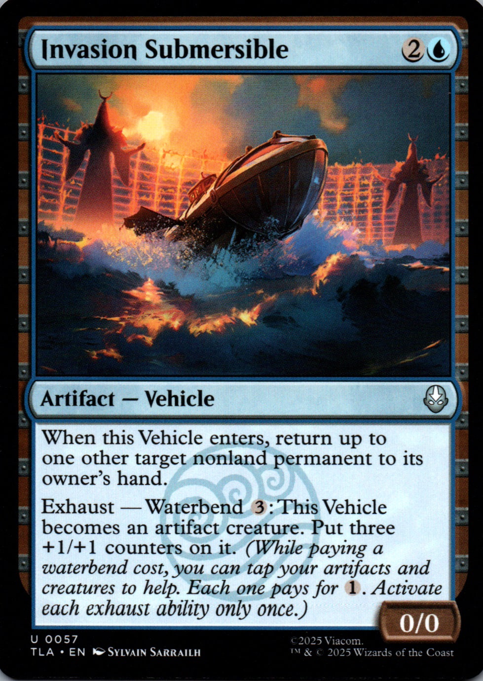 Invasion Submersible - Avatar: The Last Airbender - 57 - Front
