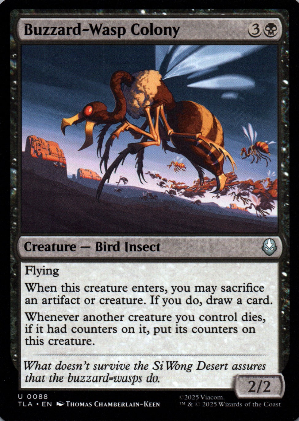 Buzzard-Wasp Colony - Avatar: The Last Airbender - 88 - Front