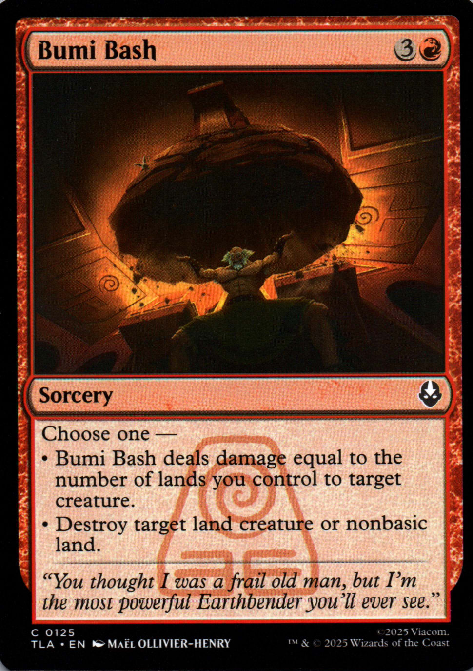 Bumi Bash - Avatar: The Last Airbender - 125 - Front