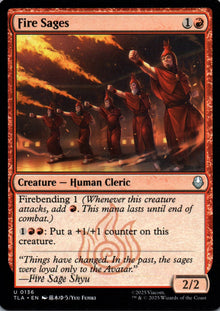 Fire Sages - Avatar: The Last Airbender - 136 - Front