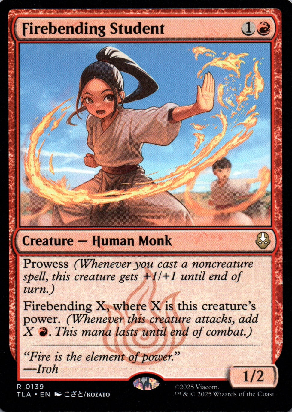 Firebending Student - Avatar: The Last Airbender - 139 - Front