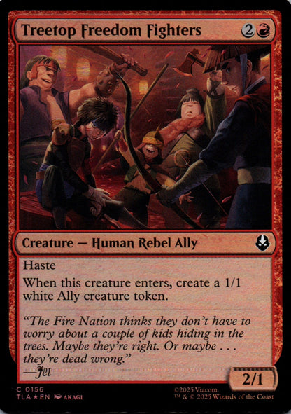 Treetop Freedom Fighters - Avatar: The Last Airbender - 156 - Front