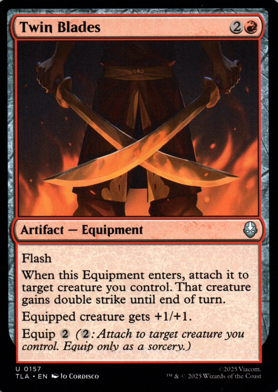 Twin Blades - Avatar: The Last Airbender - 157 - Front